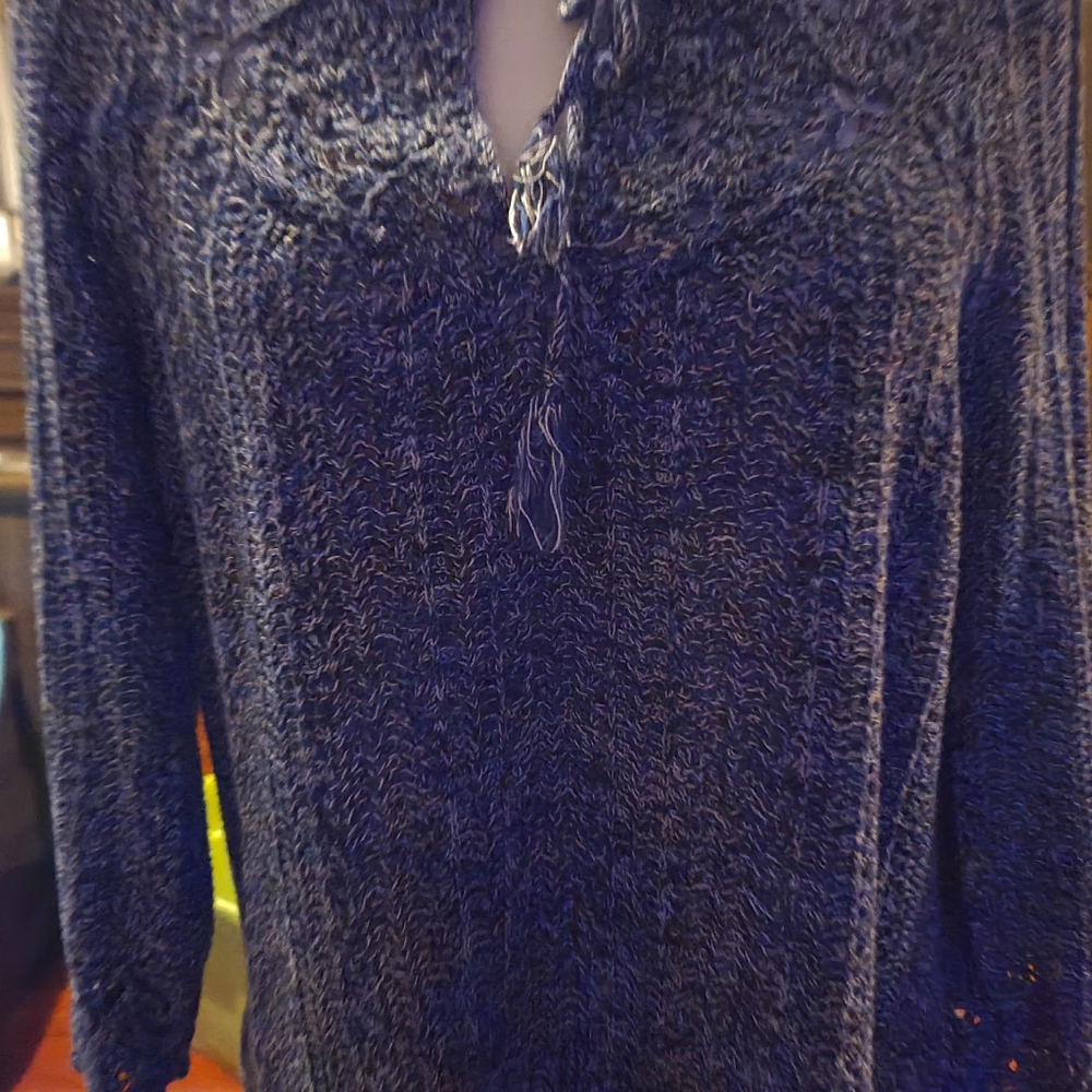 INC 100% cotton knitted blousr